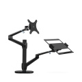 Großhandel Dual Arm Desktop Mount Exclearable Laptop und Monitor Armhaltere für Monitor